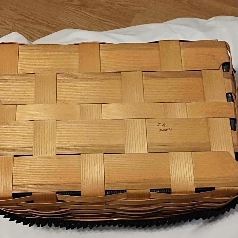 Peterboro Basket Co. leather handles